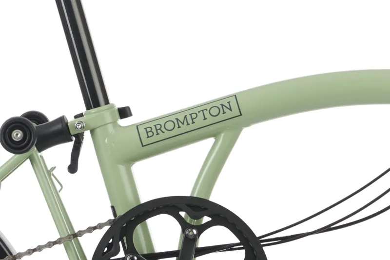 Brompton C Line Explore Folding Bike 2023 in Matcha Green-3